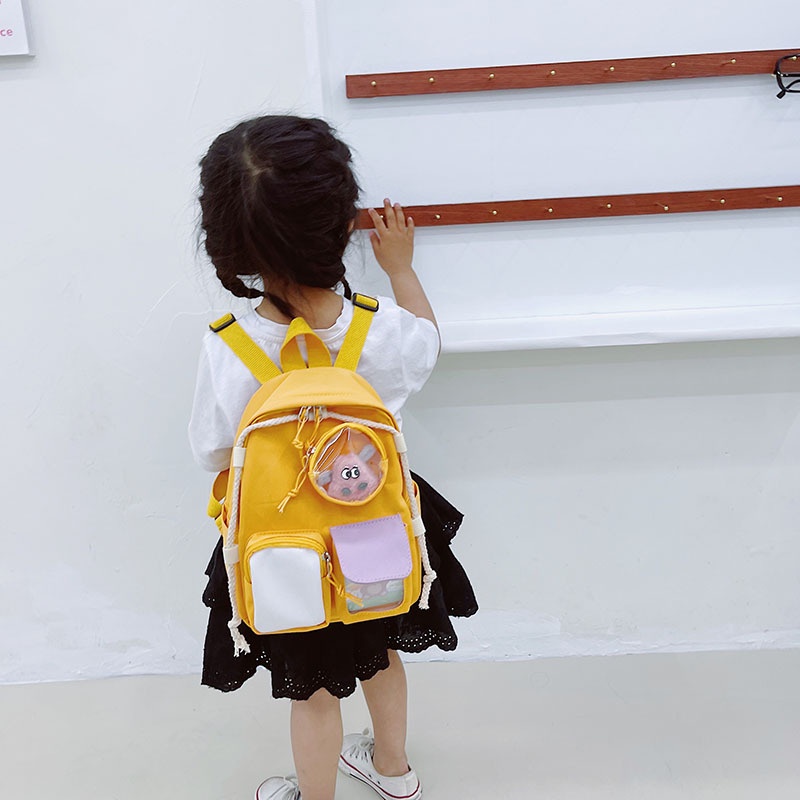 TweedyToys - 3 Pockets Ransel Bag / Tas Ransel Sekolah Anak Import