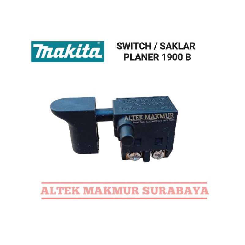 Sparepart Switch Planer Makita 1900 / N1900B / Saklar Pasah Ketam Sugu 1900B / Skakel Planner Serut 