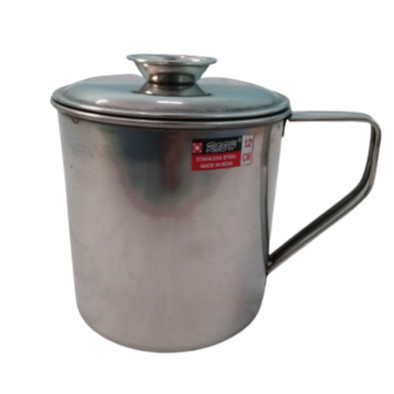 Mug/ Cangkir/ Gelas Stainless Steel Rosh 12 cm 1 liter
