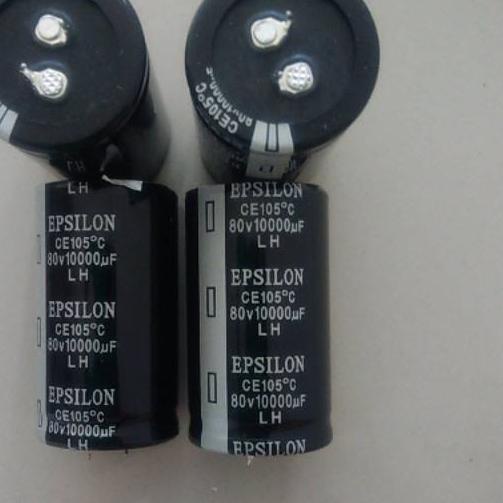 ➶ ELCO EPSILON 80V 10000UF ORIGINAL 80 V 10000 UF ✥