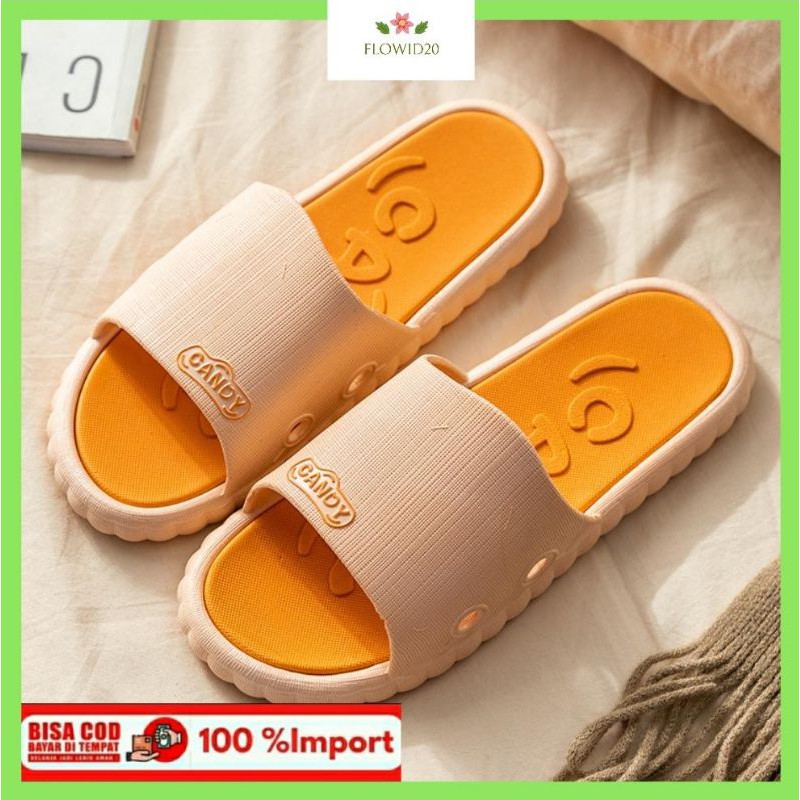 Sandal karet import 104 empuk indoor outdoor