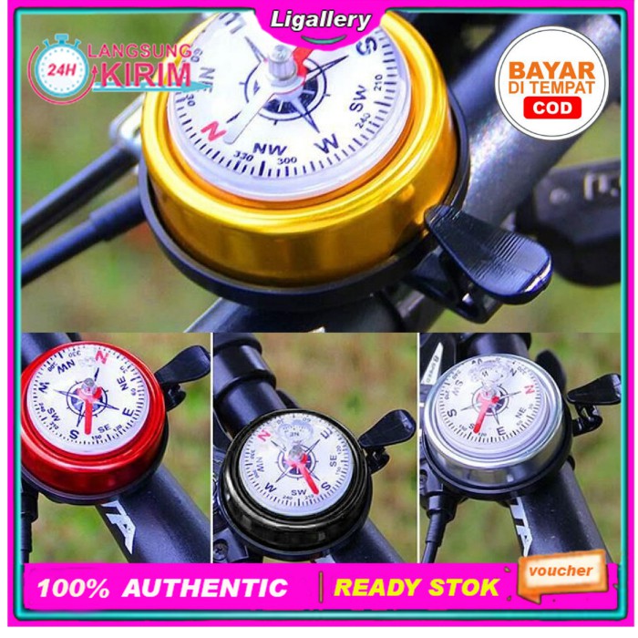 Ligallery - Bell Sepeda Aksesoris Sepeda FMD Mountain Bike Aluminum Alloy Bicycle Cycling Bel Kompas