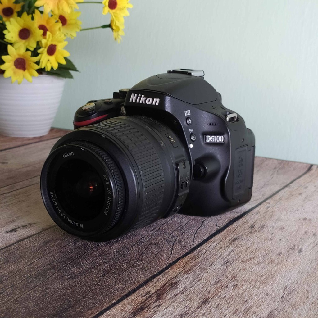 Kamera Camera NIKON D5100 Kit Second Murah dan Layar Lipat Cocok untuk Pemula Siap Pakai-3