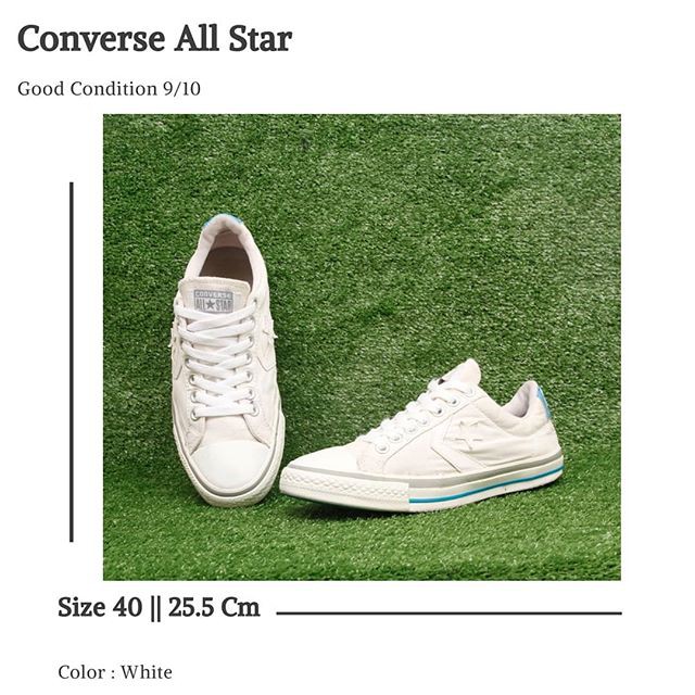 Converse All Star Pendek Putih