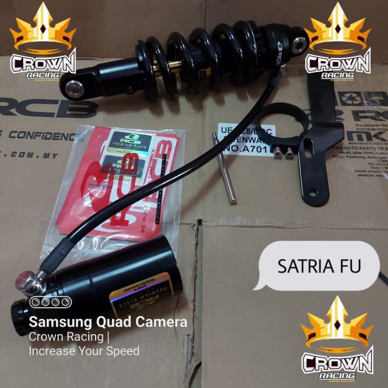 Monoshock Shock Shockbreaker RCB Click Rebound Tabung Pisah Satria FU Black Premium