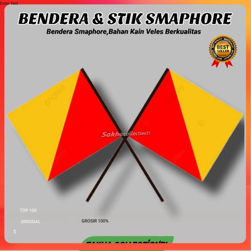 

BENDERA DAN TONGKAT/STIK SMAPHORE/SEMAPURE/SEMAPORE MURAH