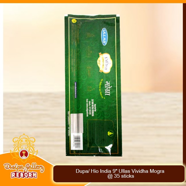 Dupa/ Hio Wangi Harum India 9&quot; Ullas Vividha Mogra @ 35 sticks