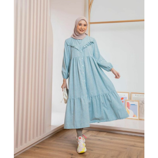 hayya plaid ocean by haideeorlin