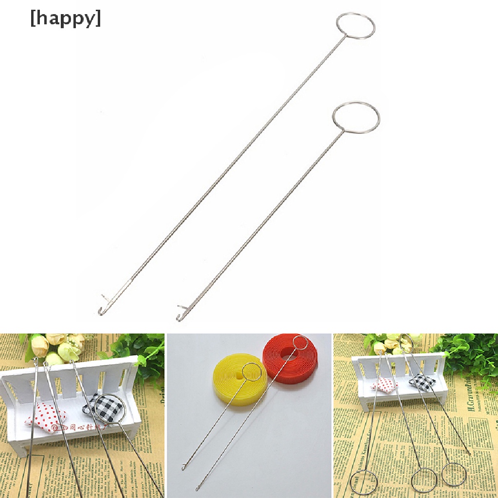 HA Metal Sewing Loop Turner Hook Latch For Turning Fabric Tubes Straps Belts Strips ID