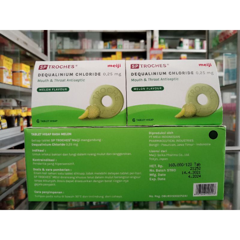 SP Troches Melon | Isi 6 Tablet Hisap