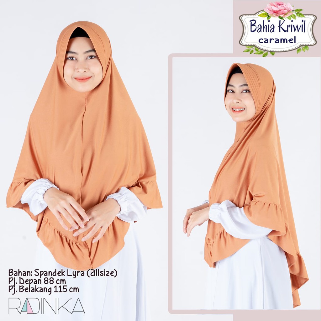 Jilbab Krieil Harian Wanita by Radinka (Caramel)