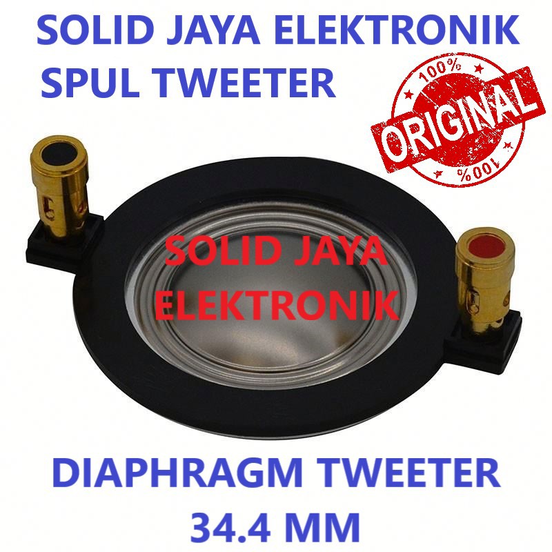 SPUL SPULL TWITTER TWITER 34.4 MM 34,4 RECONE KIT SPOL SPOLL TWETER HI HIGH 34.4MM TWEETER ASLI