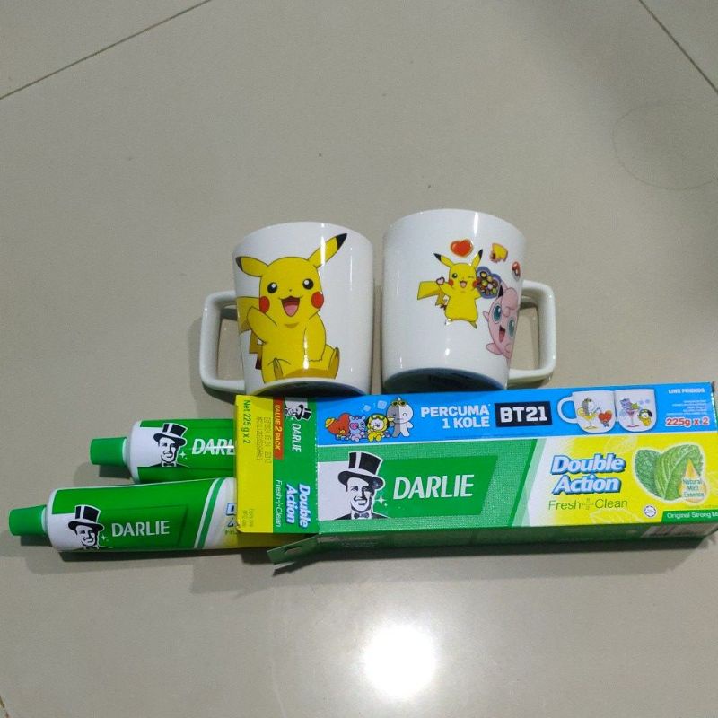 DARLIE Malaysia, Odol/Pasta Gigi (225gx2) Bonus Gelas