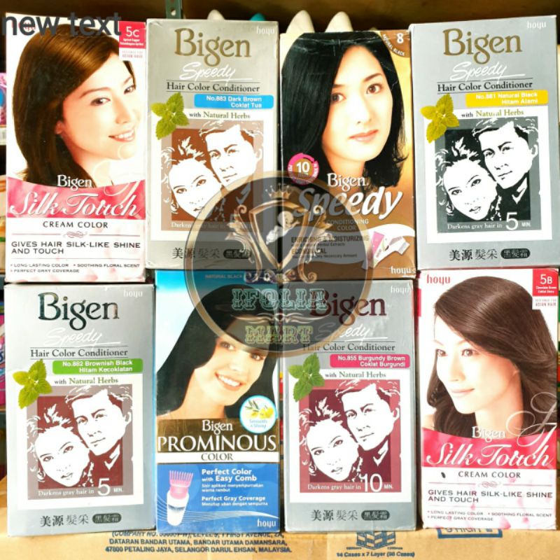 PEWARNA RAMBUT BIGEN SPEEDY HAIR COLOR CONDITIONER 20G 40G