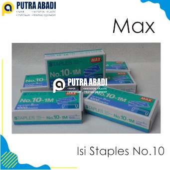 

Isi Staples Max No. 10 (Isi 20 pack kecil)