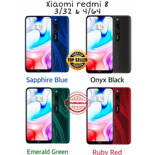 Xiaomi Redmi 8 Ram 3/32 & 6/64