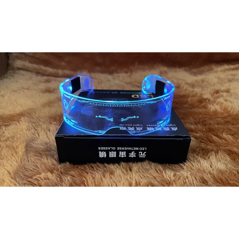 [READY JKT] KACA MATA LED COOL LIGHT TECHNOLOGICAL GLASSES | LED LIGHT TRENDI TIKTOK