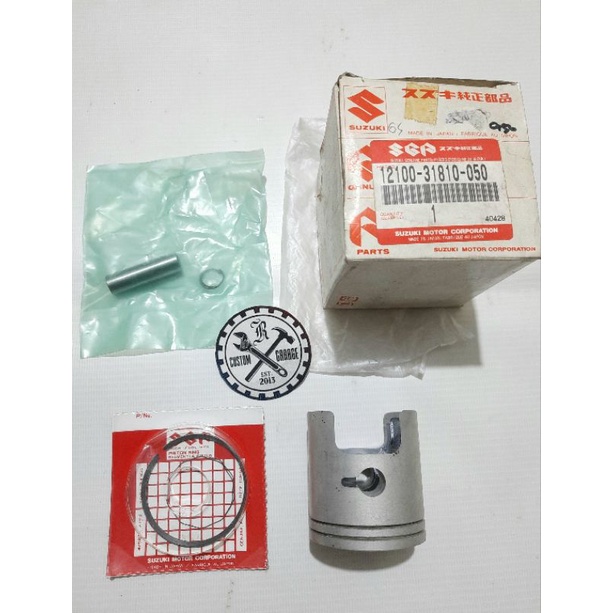 Piston suzuki RC110 - CRYSTAL - TORNADO ORIGINAL JAPAN