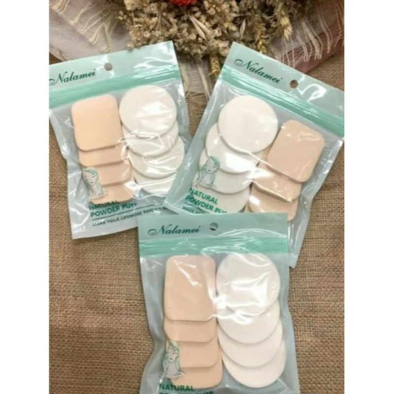 isi 10 Sponge Make Up Set Premium Korean Style Impor Best Seller