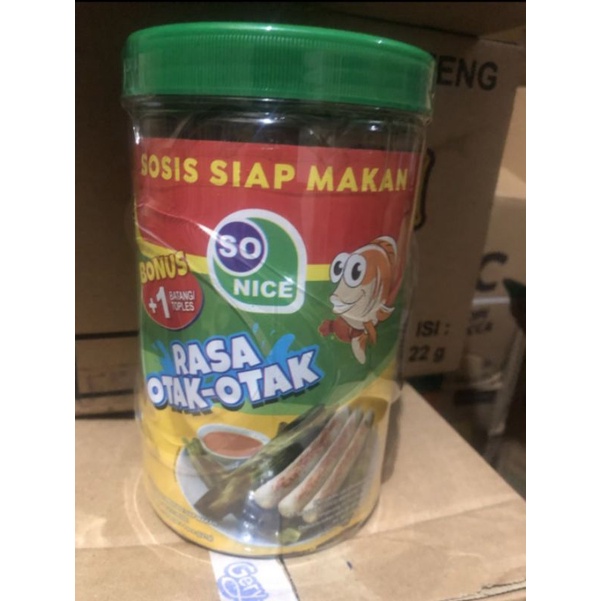 

Sosis Siap Makan So Nice Rasa Otak-Otak 525 Gram Isi 25 Pcs