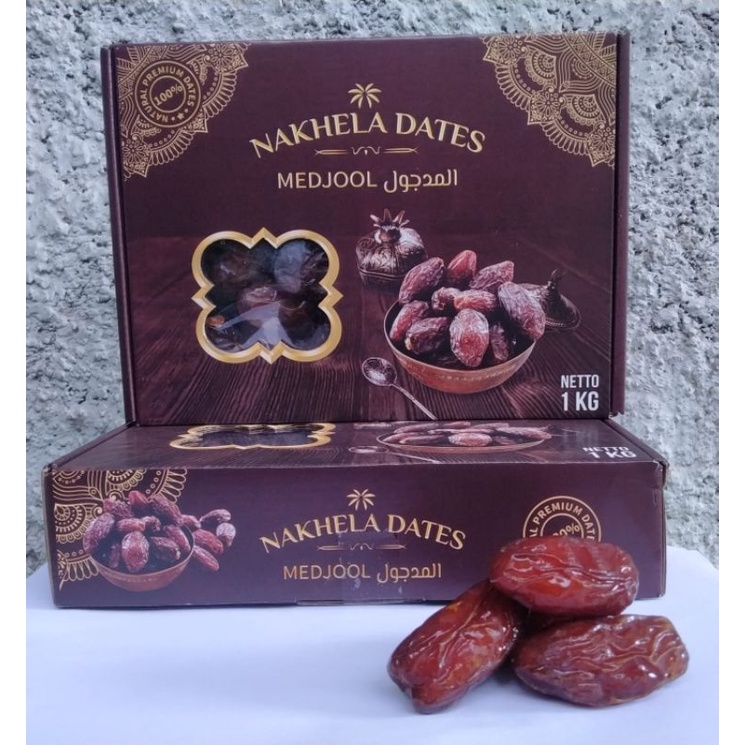 Kurma Medjool Premium | Nakhela Dates | 1kg | Original