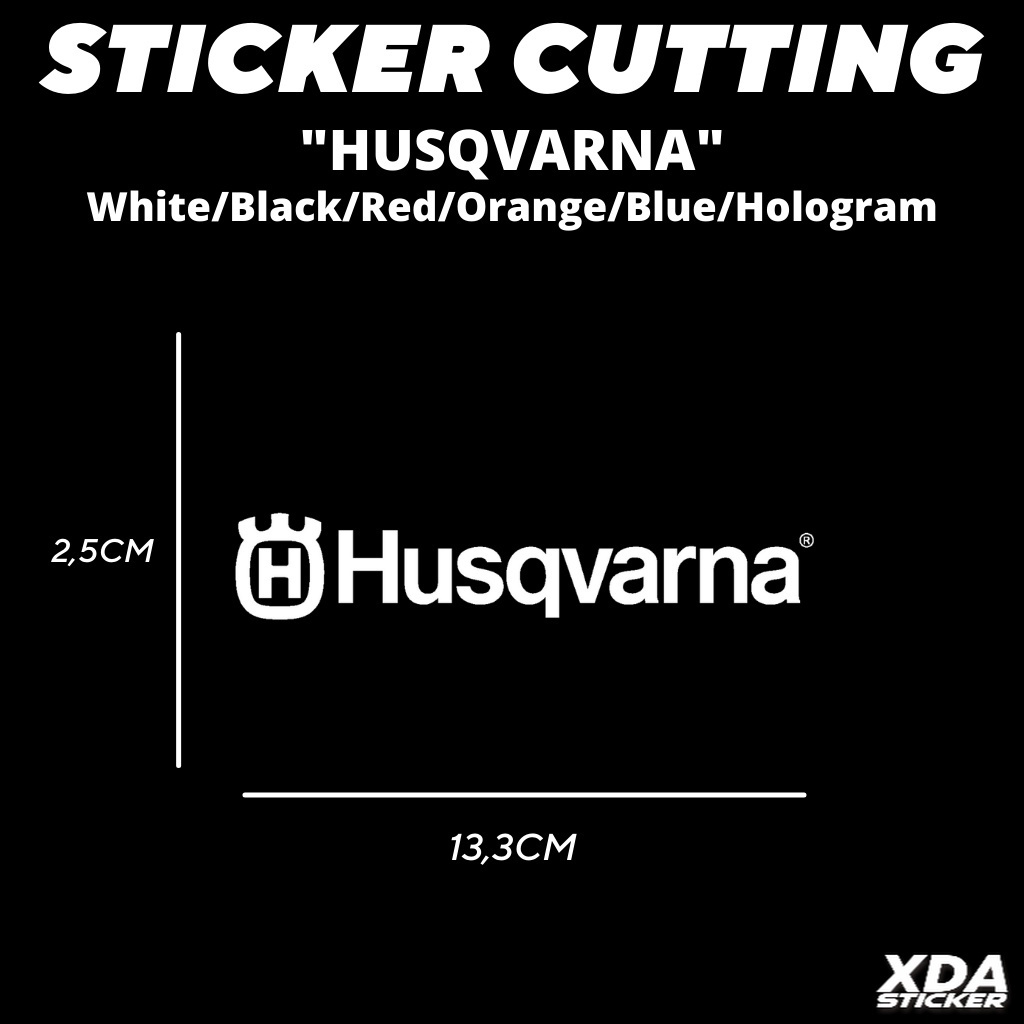 

STIKER/STICKER CUTTING HUQVARNA LOGO