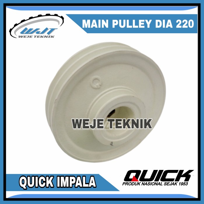 Main Pulley Puley Main untuk Traktor Quick Impala