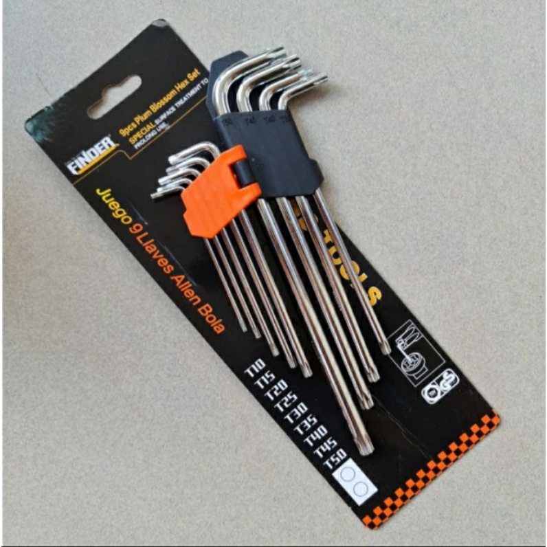 kunci L set bintang finder