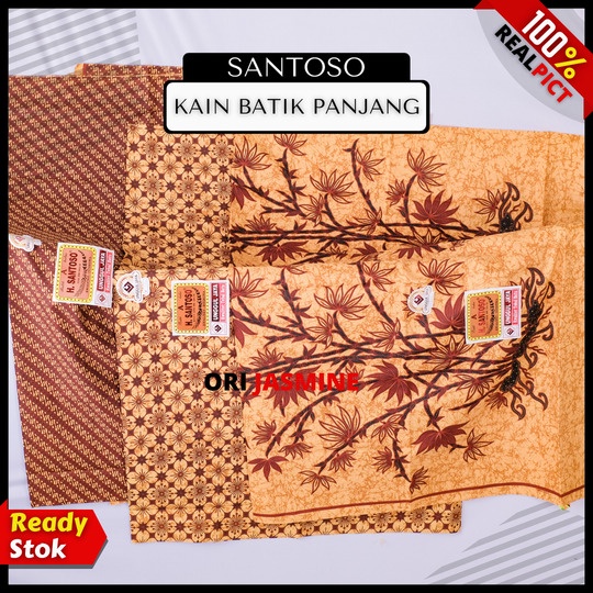 Kain batik meteran katun solo murah premium tulis jarik melahirkan batik katun halus SANTOSO A