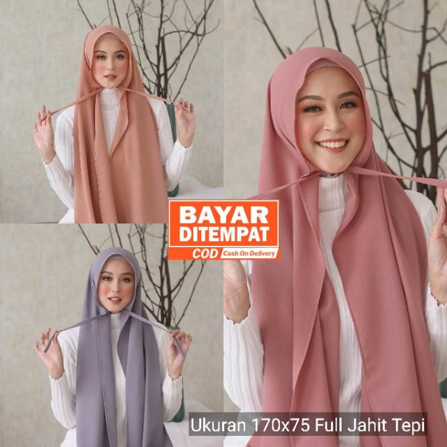 NEW Hijab PASHMINA TALI Diamond - Kerudung Pashmina