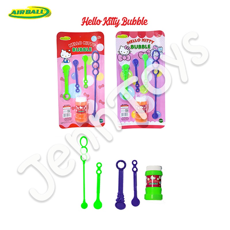 JennToys - Mainan Gelembung Anak Airball Hello Kitty Bubble Stick