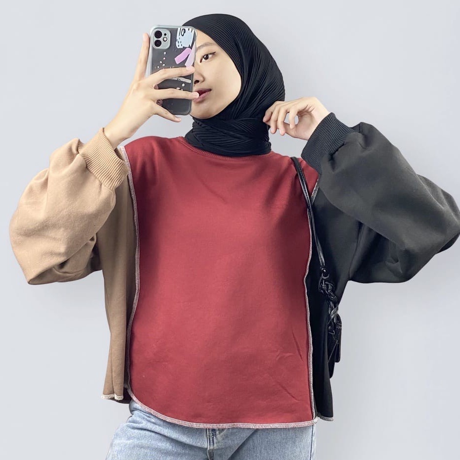 LILY OVERSIZE // SWEATER WANITA // SWEATER LILY OVERSIZE