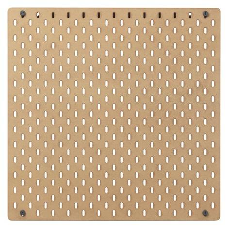 

---Terbartu--- SKDS Papan berlubang, papan tempel, board multifungsi, kayu, 56x56 cm