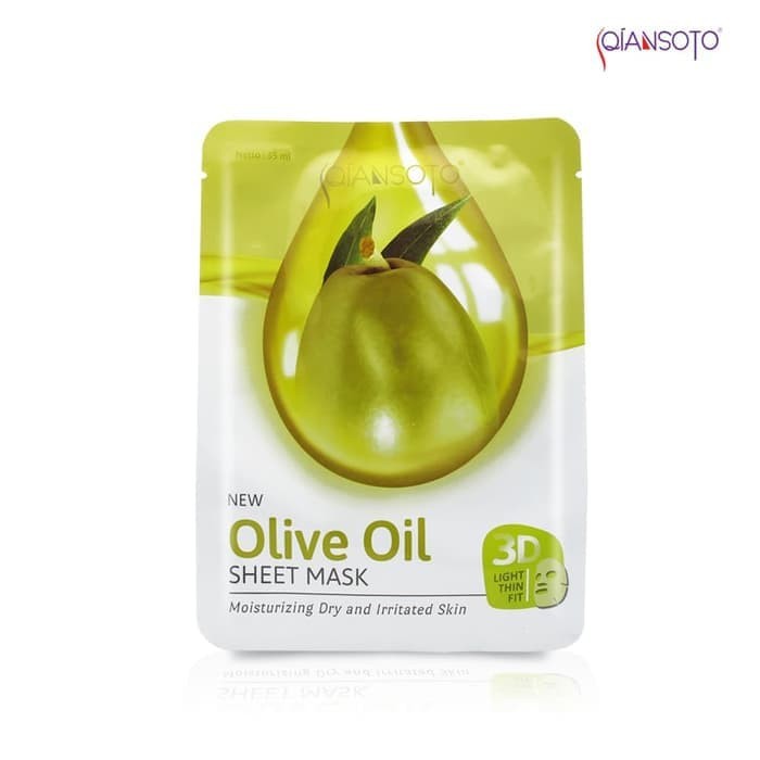 ✨ AKU MURAH ✨Qiansoto 3D Mask - Olive Oil