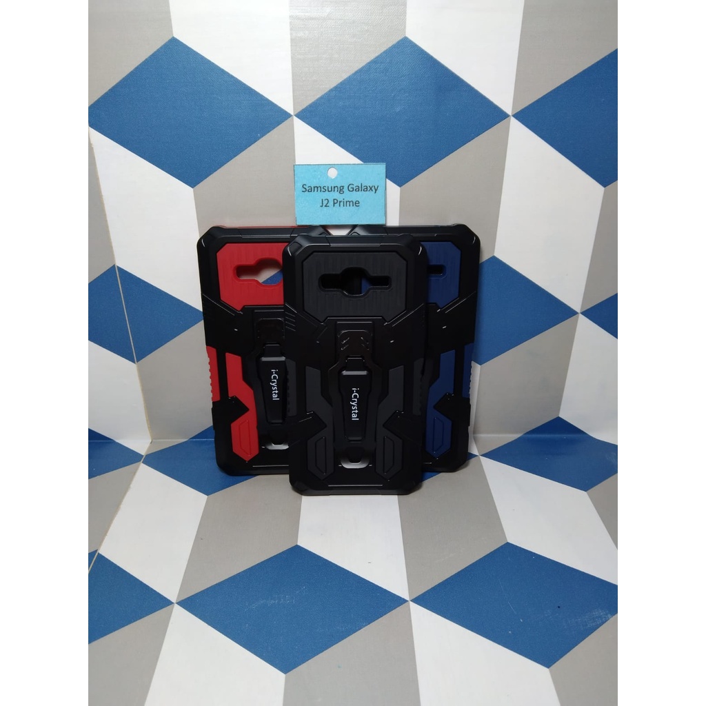 SAMSUNG J2 PRIME Robot Silikon Ring Standing Cover Casing HP Hardcase