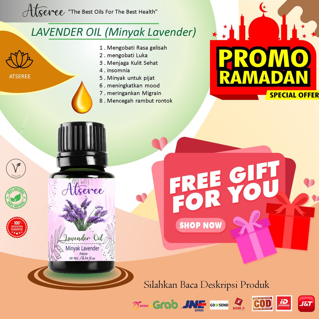 Essential Oil LAVENDER Minyak Essensial LAVENDER Aromaterapi