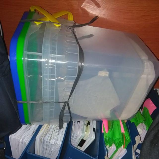 Toples Gagang 11l | St 11 Hongta | Toples Plastik Persegi Gagang Tutup