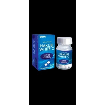 HAKUBI White C suplemen pemutih kulit badan isi 90 tablet
