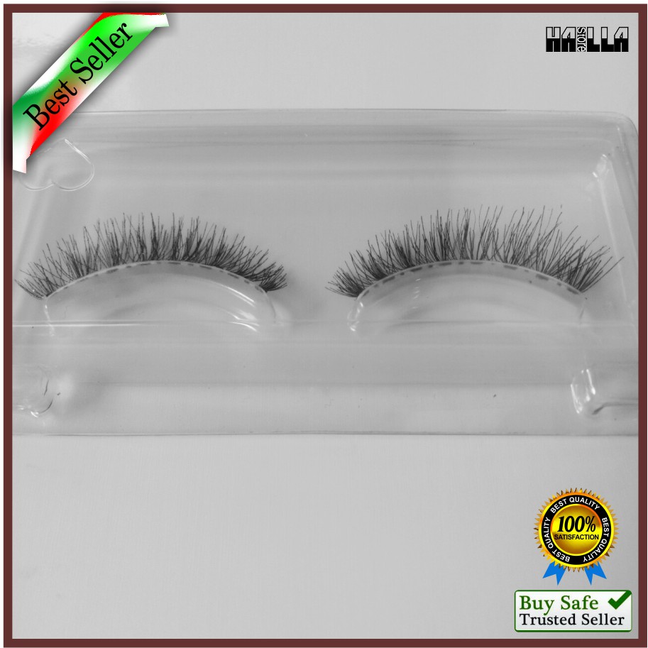 Bulu mata Palsu Fake Eyelash 415 Natural Lembut Premium Bagus Murah Kualitas Export