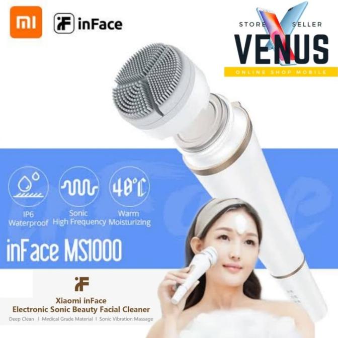 Inface Cleansing Brush - Inface Ms-1000 Electric Sonic Ion Termurah
