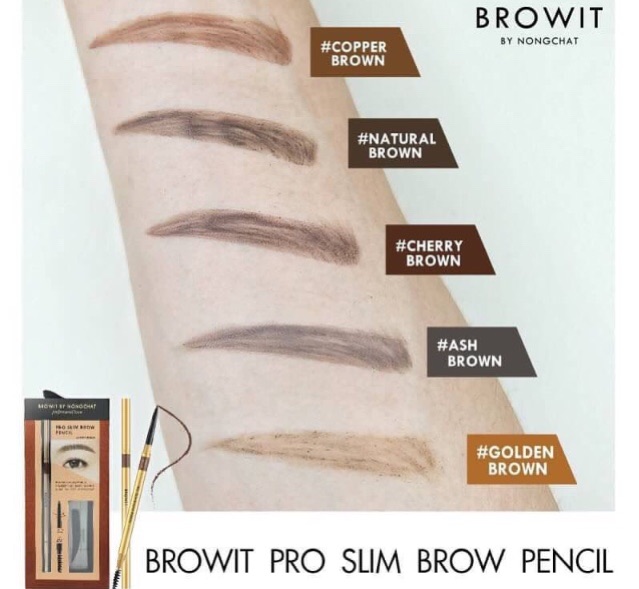 Browit Pro Slim Brow Pencil By Nongchat