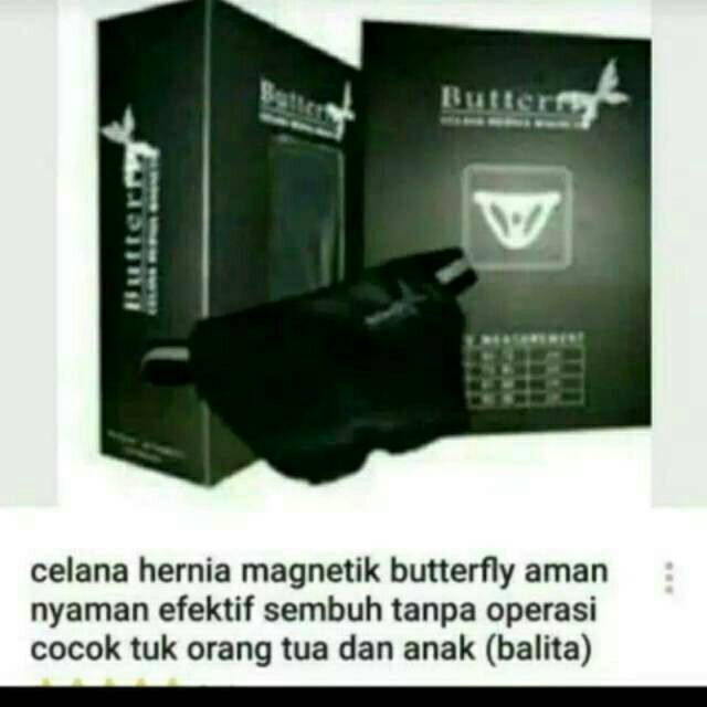 Celana hernia magnetik butterfly original