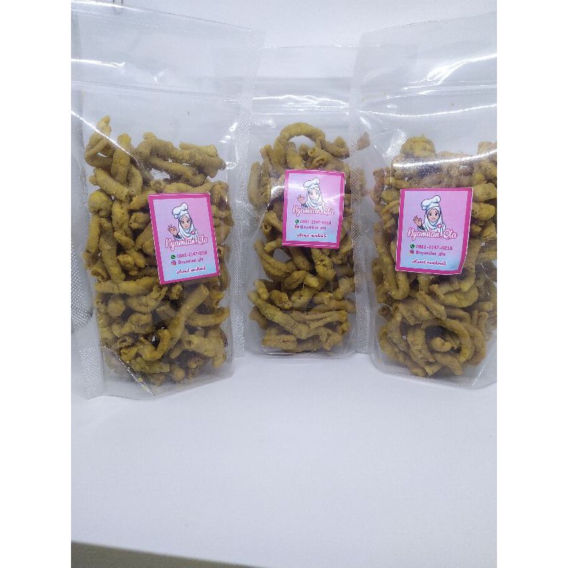 

kripik usus/usus crispy 150 gram