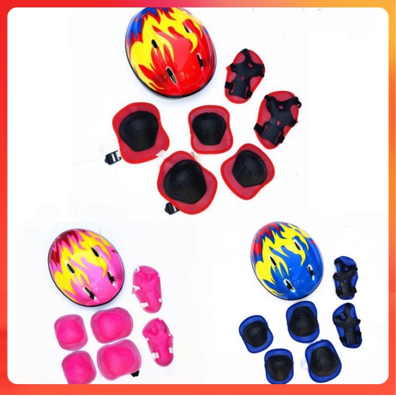 SP70D HELM SEPEDA ANAK FULLSET HELM+DEKER BALANCE BIKE HELM PUSH BIKE KIDDAILY
