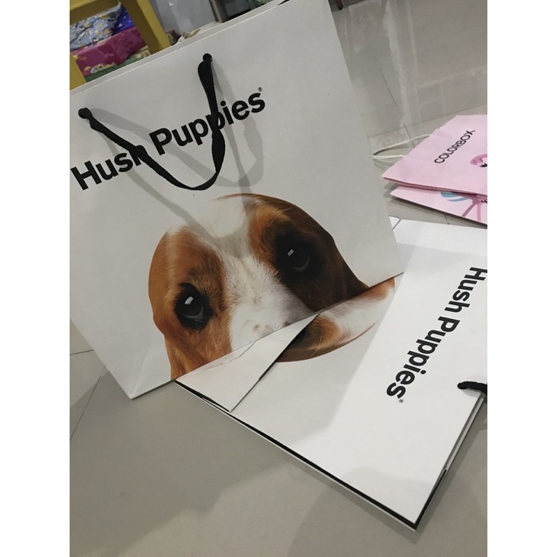 Paper bag hush puppies,colorbox,charles keith