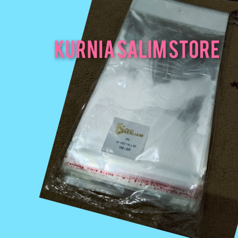 OPP Plastik 14 x 20 cm