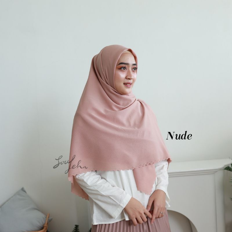 Soulleha Hijab Square Syar'i 130x130cm Diamond Crepe