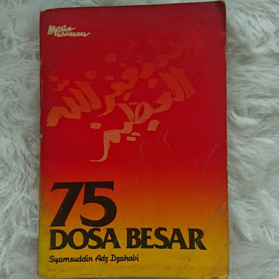 Buku religi agama Islam 75 Dosa Besar