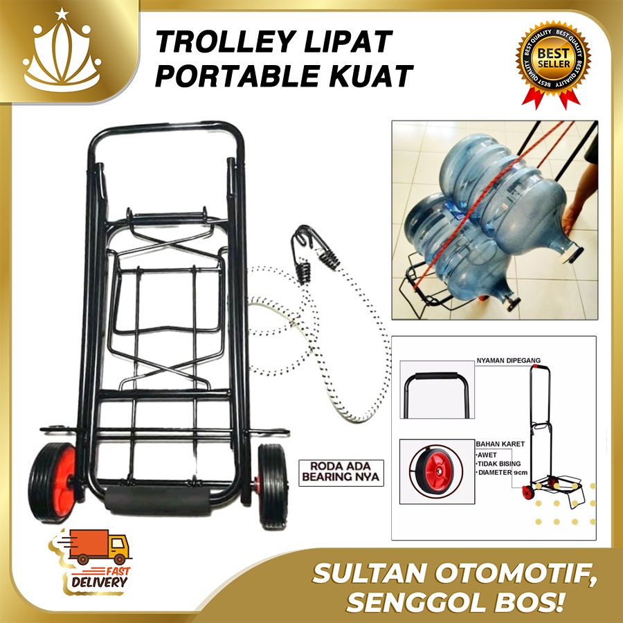 Troli Lipat Portable  Alat angkut Barang