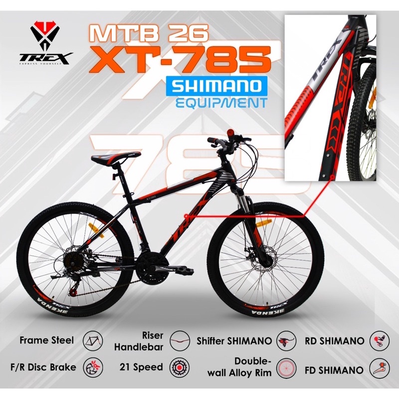 promo maret 26” Trex XT-785